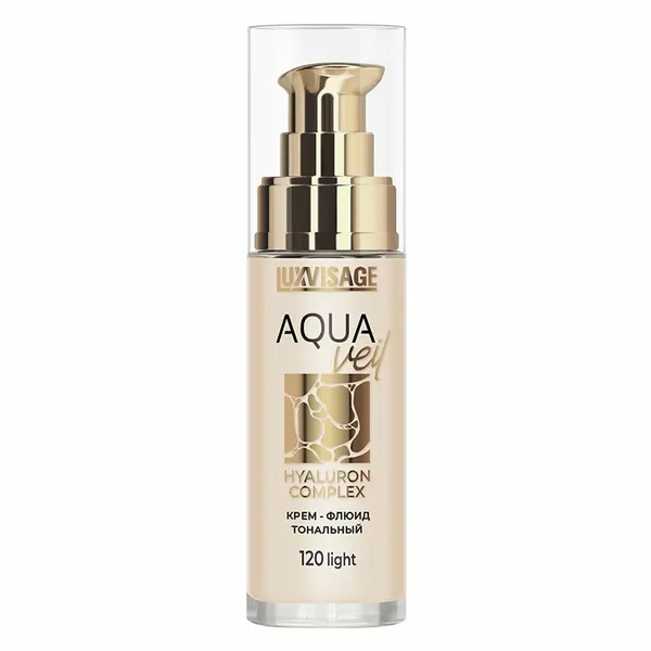Крем-флюид тональный LUXVISAGE AQUA veil HYALURON COMPLEX тон 120
