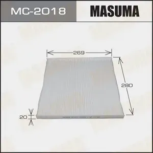 Фильтр салона Nissan Teana (J32) 08-14, Murano (Z51) 08-16, Elgrand 10- MASUMA
