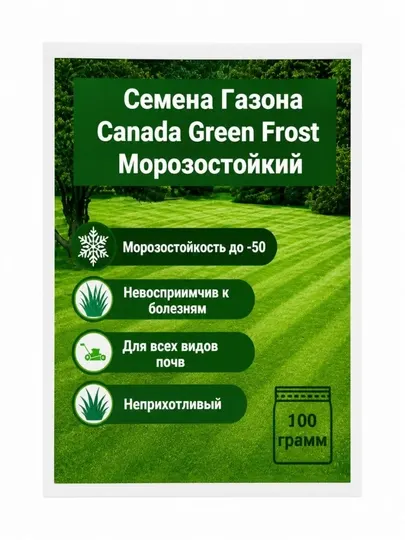 Газонная трава, Семена газона для спортивных площадок и активного отдыха, 100 г