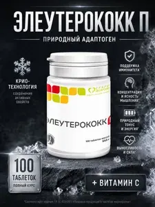 Элеутерококк П 100 таб. Энергия и защита от стресса