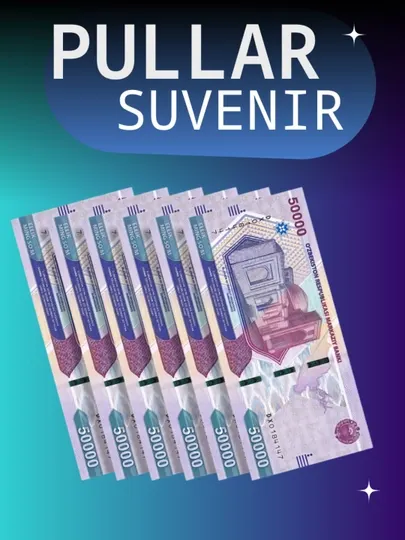 Сувенирные деньги, поддельные банкноты 50 тысяч, 100 тысяч и 200 тысяч сумов