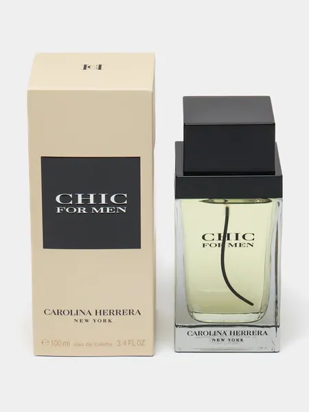 Chic For Men Carolina Herrera, 100 ml — Eau de Toilette, мужской аромат, Франция 🇫🇷