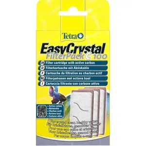 Комплект сменных картриджей Tetra EasyCrystal Filterpack C 100 с углем для фильтра EasyCrystal 100 (3 шт.)