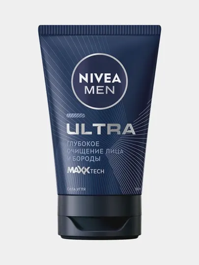Nivea Men Ultra очищающий гель для лица 100 ml
