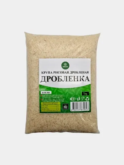 Крупа рисовая дроблена "Дробленка" 1 кг