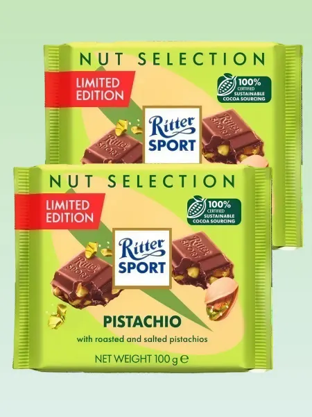 Ritter Spоrt Шоколад Ritter Sport белый имбирное печенье, 100г