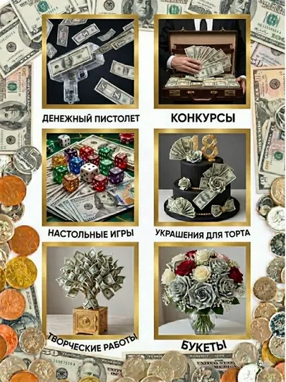Доллар сувенир, сувенирные деньги для украшения, купюра, 100 USD