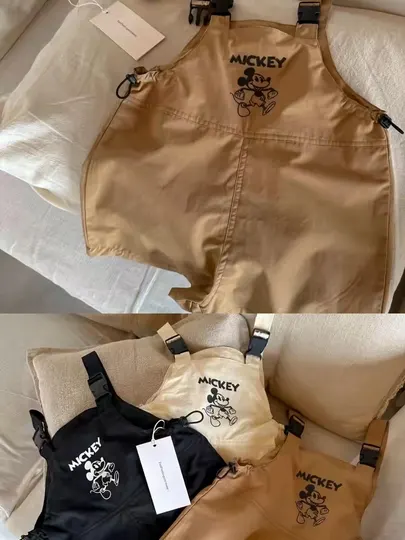 Детский летний комбинезон, унисекс, Mickey print, 100% хлопок, 100-120