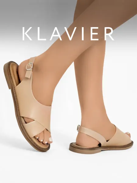 KLAVIER Босоножки женские летние бежевые