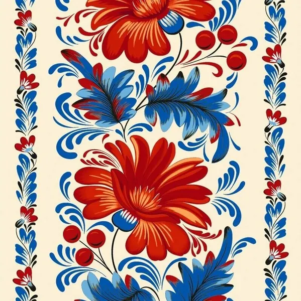 Кухонное полотенце 50*63 см Вафельное с петелькой для подвешивания "Аленький цветочек" в подарок на День Рождения, на 8 марта из 100% хлопка