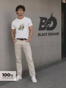 Футболка Black Dragon 100% хлопок с принтом Санкт-петербург