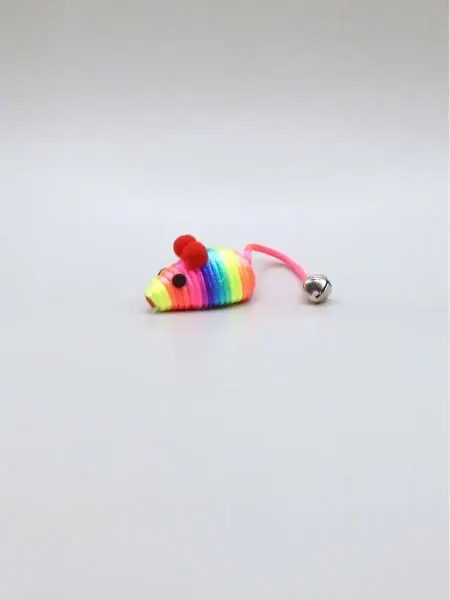 1000 Каталог Игрушка для кошек МЫШКА РАДУЖНАЯ
