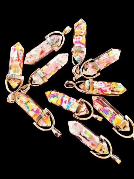 1000 Мелочей Детский кулон-кристалл на шнурке, мороженое