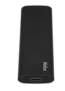 1000 ГБ Внешний SSD Netac Z SLIM (NT01ZSLIM-001T-32BK) черный - USB 3.2 Gen2 Type-C, чтение - 550 Мбайт/сек