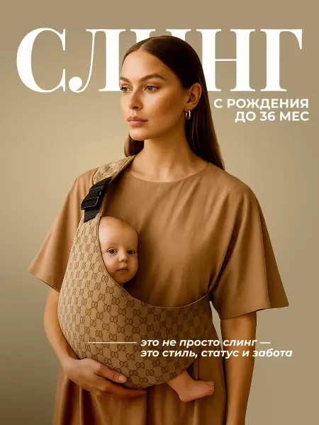 Переноска для новорожденных слинг