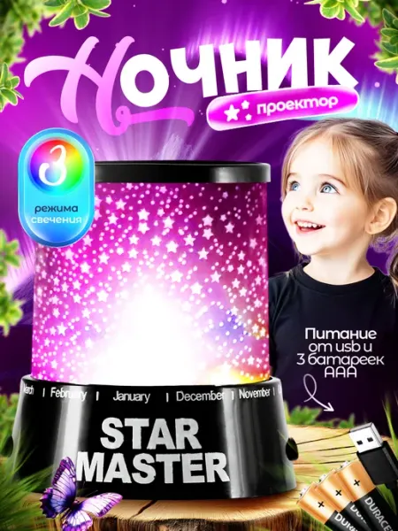 ANNINO Ночник проектор звездного неба star master
