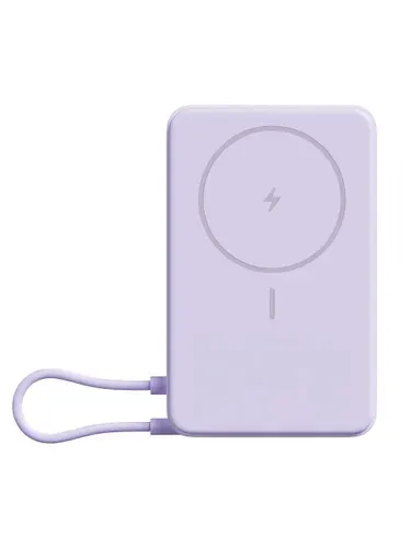 Xiaomi Magnetic Power Bank 10000 with Built-in Stand 10000 mah Внешний аккумулятор, фиолетовый, BHR08PAGL