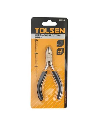 Кусачки TOLSEN 10033 боковые мини, 115 мм, компактные