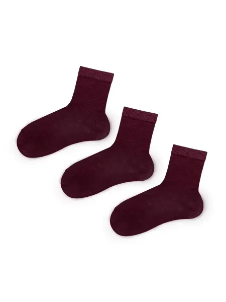MarusyaSocks Носки бордовые