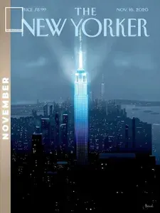 Постермания Постер "The New Yorker Осень Ноябрь 16 2020", 100х70 см