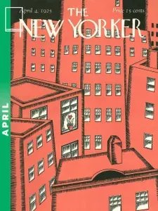 Постермания Постер "The New Yorker Весна Апрель 4 1925", 100х70 см