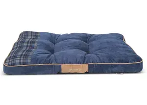 Матрас для собак и кошек SCRUFFS "Highland", синий, 100х70х8см