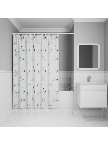 IDDIS Штора для ванной BP02P18i11, 200 x 180 см, полиэстер