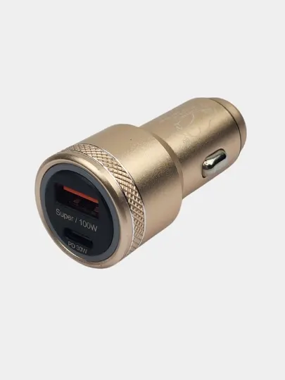 Автозарядное устройство 100W с поддержкой PD + USB