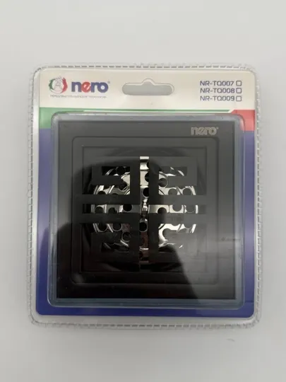 Душевой трап Nero Black Edition 10х10 см, стиль и надежность в каждой детали