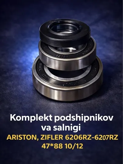 Подшипников и сальников для стиральной машины Ariston, Zifler 6206RZ-6207RZ-47*88.1012