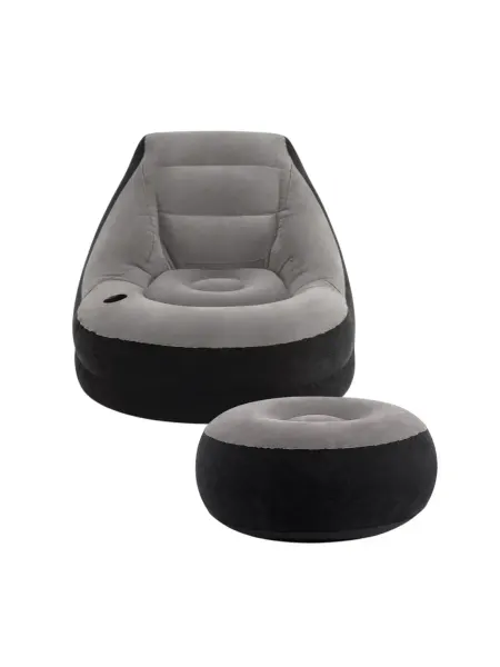Intex Надувное кресло с пуфиком Ultra Lounge 137 х 102 х 79 см