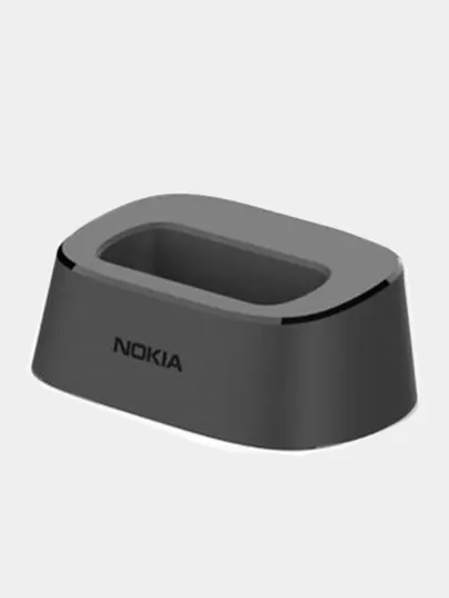 Кнопочный телефон Nokia 2660 Flip, две SIM-карты, Черный в комплекте зарядная станция
