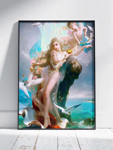 HEAVEN POSTER Плакат Божества и Мифология (Афродита 2) A3 42x30 см