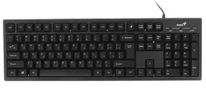 Клавиатура проводная Genius Smart KB-101 (SMART KB-101) черный - мембранная, клавиш - 105, USB