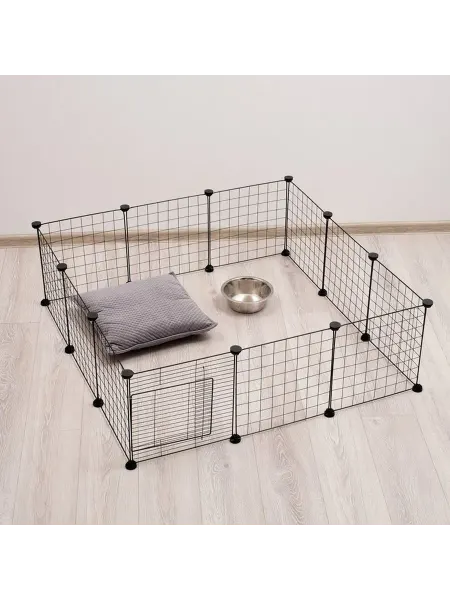 Вольер 105×105×35 см 12 секций звено 35×35 см