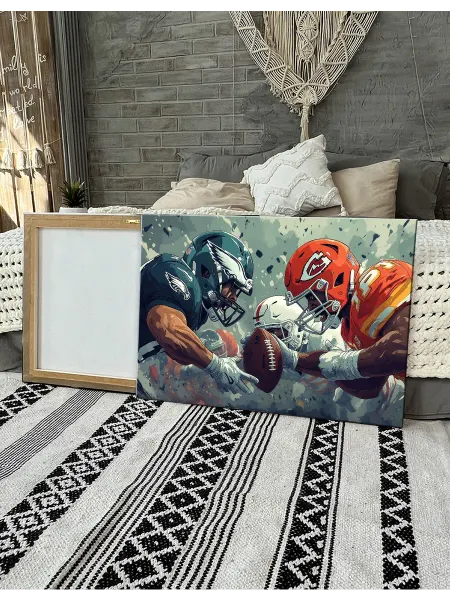 Myholstik Картина "Футбол Американский Матч" 30x40