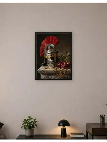 Postersbase Постер на стену Римский Шлем Натюрморт Живопись 50x70