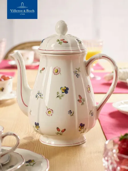 Villeroy & Boch Кофейник на 6 персон 1250 мл, Petite Fleur, Премиум-Фарфор