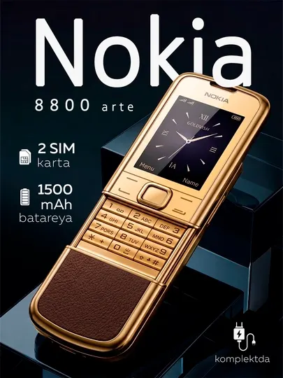 Кнопочный телефон Nokia 8800 Arte Carbon