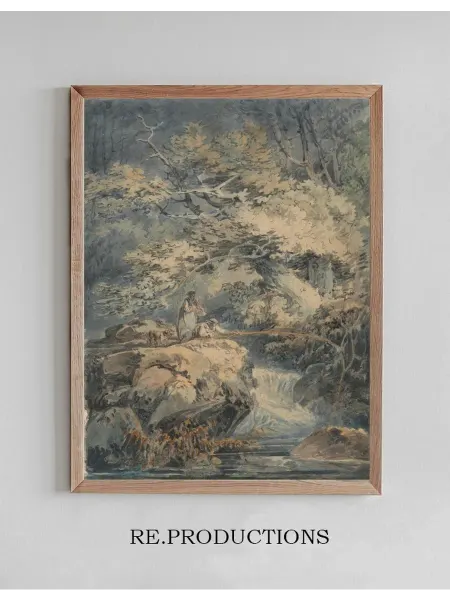 Re.productions Постер The Angler - Joseph Mallord William Turner