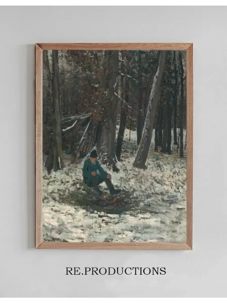 Re.productions Постер Woodcutter - Ladislav Mednyánszky