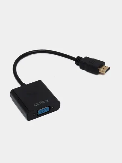 Переходник HDMI на VGA, адаптер для видеокарты Full HD 1080p