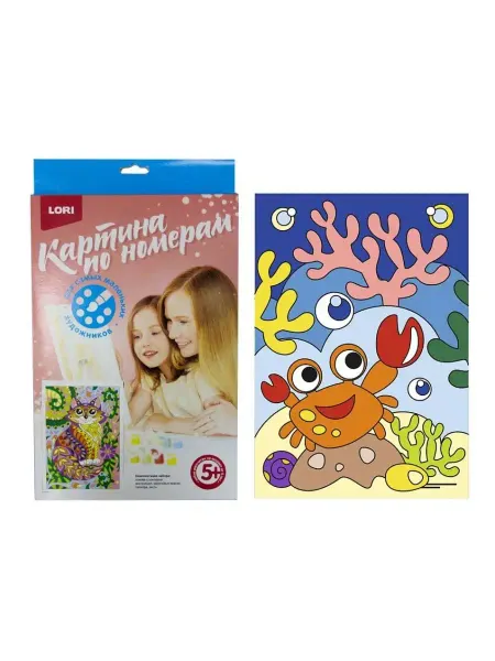 Lori Ркн-008 Картина по номерам для малышей "