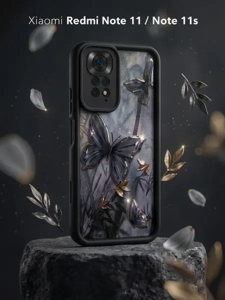 РИНОФОН Чехол на Redmi Note 11, Redmi Note 11s с высокими бортами