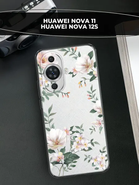 Huawei Чехол на Nova 11 12S с цветочками