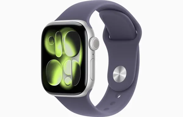 Умные часы Apple Watch Series 11 46 мм GPS, Space Gray Aluminium Case with Black Sport Band (S/M (140-190)