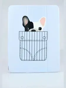 Чехол на Xiaomi Pad 7 / Pad 7 Pro / Ксиаоми Пад 7 2024 года, 11.2 дюйма, французский бульдог (с отсеком для стилуса)