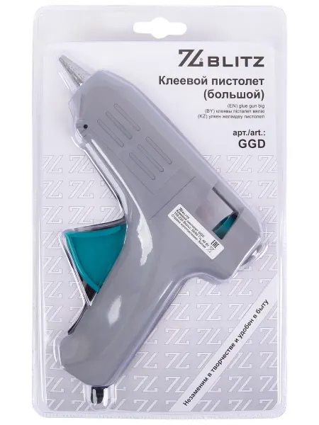BLITZ Пистолет клеевой GGD (больш.) d 11.2 мм пластик