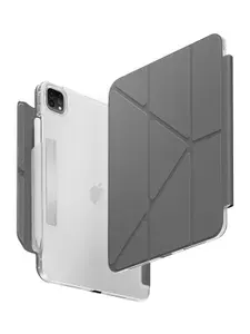 Чехол UNIQ для планшета iPad Pro 11 2024 (M4), Camden Click книжка, ультратонкий, 3 положения подставки, слот для хранения и зарядки Apple Pencil, серый