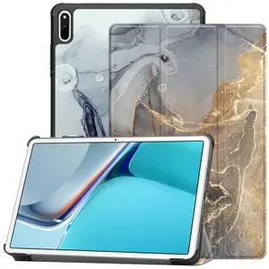 Чехол умный для Honor Pad X8a / NDL-W09 / Хонор Пад Х8а 11 дюйма, 2024 года, коричневый мрамор